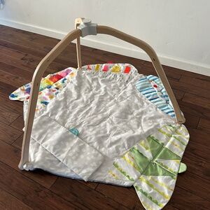 Lovevery play gym + sensory strands